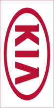 White, Kia(logo,cw),90x180cm
