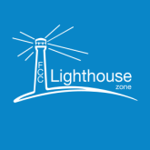 Blue,Front, FCC Lighthouse Zone(logo),150x150cm