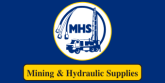 Blue,MHS(logo)Mining & Hydraulic Supplies,180x90cm