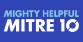 Blue,MIGHTY HELPFUL MITRE 10(logo),180x90cm