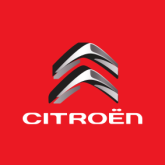 Red, CITROEN(logo),150x150cm