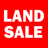 Red, LAND SALE,150x150cm