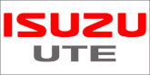 White, Isuzu UTE,180x90cm