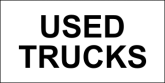 White, Used Trucks,180x90cm