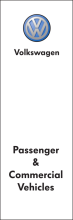 White, Volkswagen-Passenger & Commercials,150x450cm