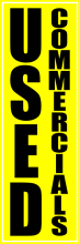 Yellow, USED COMMERCIALS,150x450cm
