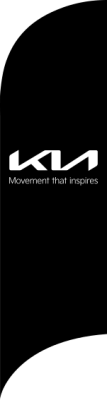 KiaMovement that Inspires, Black, 80 cm x 300 cm
