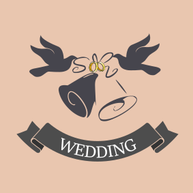 Brown, Wedding,150x150cm