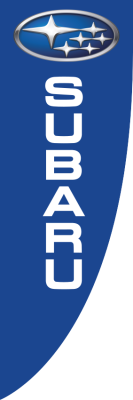 Blue, Subaru(logo)SUBARU(stacked),150x450cm