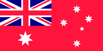 Australian Red Ensign, 180 cm x 90 cm