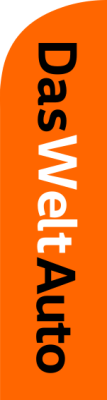 Volkswagen DasWeltAuto Orange, 80 cm x 300 cm
