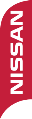 Red,NISSAN(counterclockwise),80x300cm