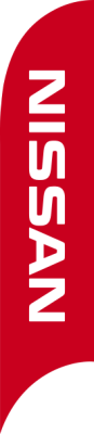 Red, NISSAN(counterclockwise),70x320cm