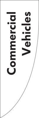 White, Commercial Vehicles,150x450cm