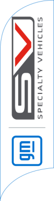 GMSV Specialty Vehicles(logo,acw), White 80x300cm