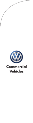 White,Volkswagen(logo),Commercial Vehicles,80x300cm