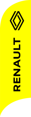 Yellow,Renault(logo)Renault(acw),80x300cm