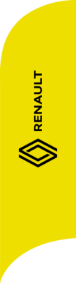 Yellow, RENAULT(logo,acw),80x300cm