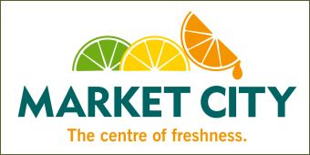 White, Market City The Centre Of Freshness, Perth Market Authority,180x90cm