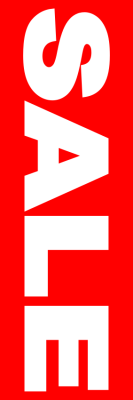 Red, SALE,150x450cm