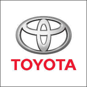 White,Toyota(logo),150x150cm