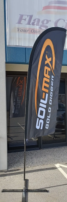 Flag Sample with Modular Pole