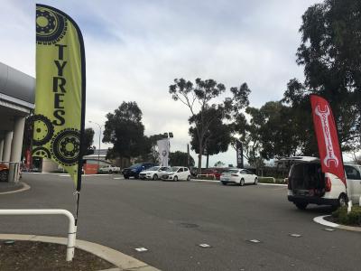 Tyres Feather Flag