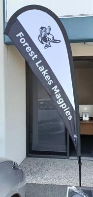 Forest Lakes Teardrop Flag