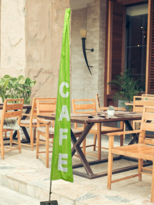 Printed Cafe Festival Flag