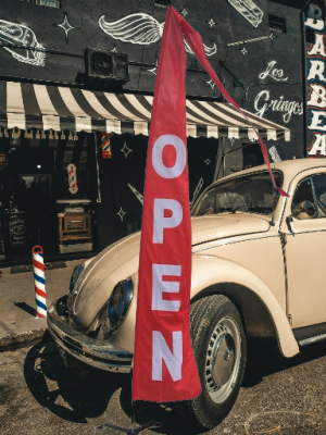 Printed Open Festival Flag