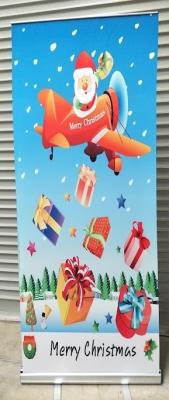 Merry Christmas Pullup Banner