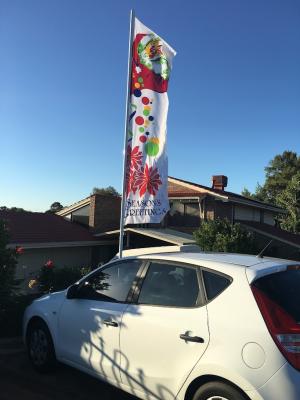 Seasons Greetings Flag