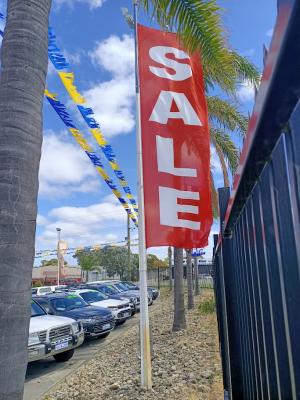 Red Sale Flag