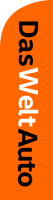 DasWeltAuto Orange, 80 cm x 300 cm Feather Flag