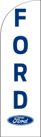 White, FORD(stacked),Ford(logo),90x300cm