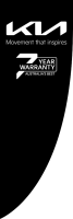 Black, KIA Movements that inspires 7 Year Warranty Australia's Best(logo),150x450cm