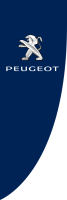 Blue, Peugeot,150x450cm