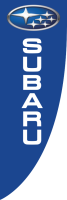 Blue, Subaru(logo)SUBARU(stacked),150x450cm
