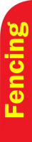 Fencing Red 90 cm x 400 cm,Feather Flag