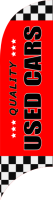 Red, Quality USED CARS,80x300cm