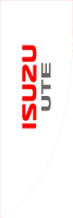White,Isuzu Ute,150x450cm
