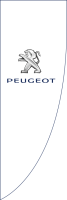White,Peugeot,150x450cm