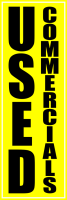 Yellow, USED COMMERCIALS,150x450cm