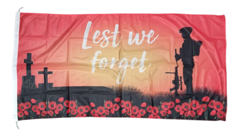 Lest We Forget Flag